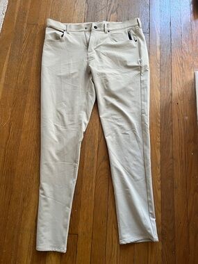 Fourlaps Men's Khaki Performance Pants